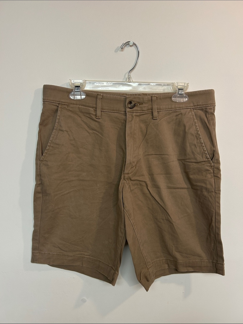 Sonoma Tan Flat-Front Cotton Shorts
